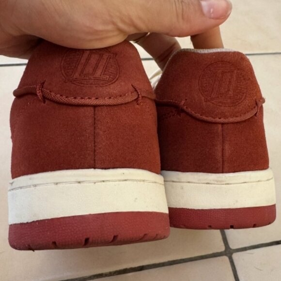 Les Deux Red and White Suede/Leather Sneakers in Size 43 - Picture 4 of 9